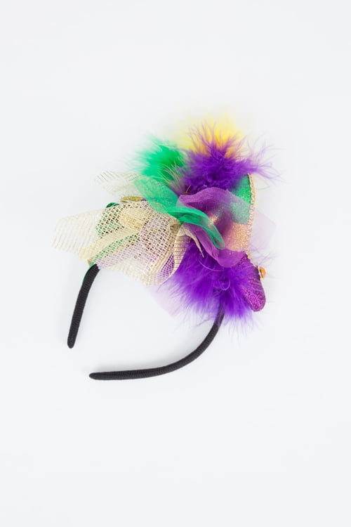 NEW Mardi Gras Shoe Headband