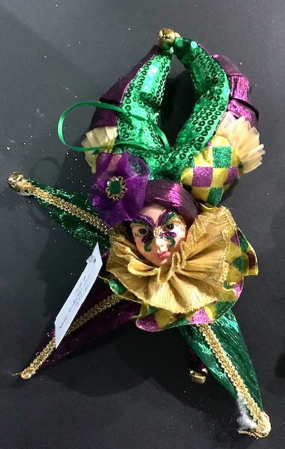 18" Hanging Jester Ornament
