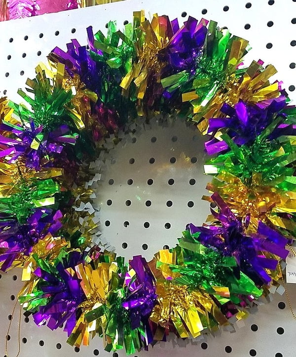 24" Tinsel Wreath