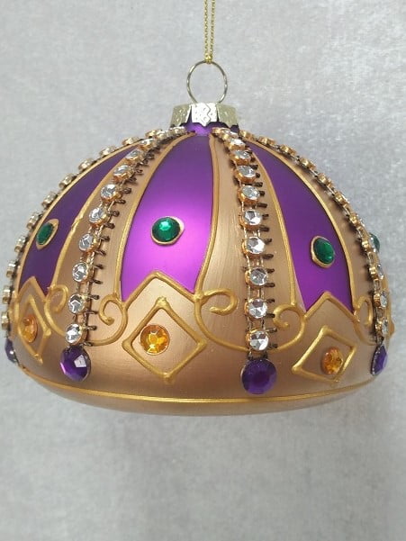 3.5" x 3" Crown Ornament