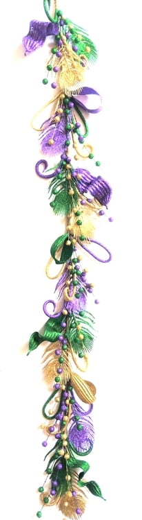 6ft Peacock Feather Garland