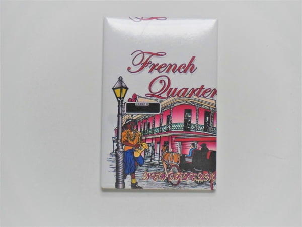 3" X 4" French Quarter Magnet