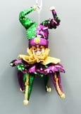JESTER COLLECTION 16" Hanging Jester Ornament