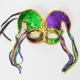 5" x 9.5: Mardi Gras String Headband