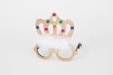 MG Jeweled Crown Glasses